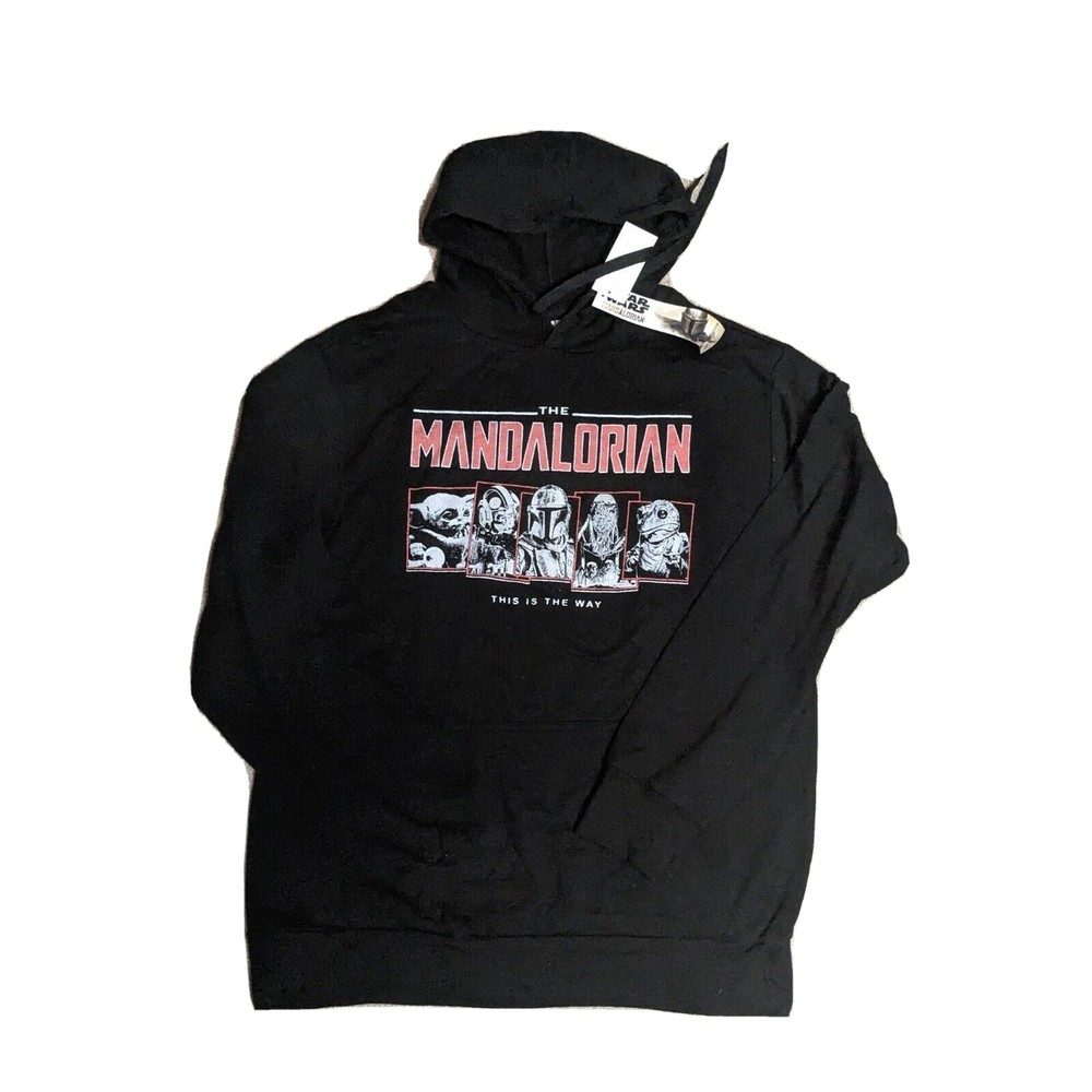 NWT, Size L, Star Wars The Mandalorian This is The Way Hoodie, Black